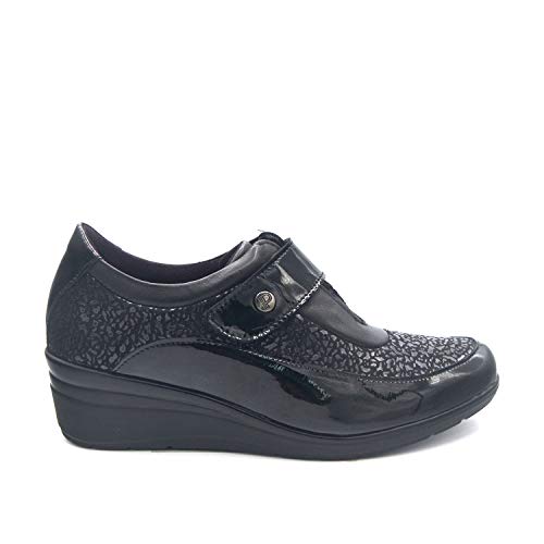 Copete Piel Cuña con Cierre de Velcro (Numeric_38)