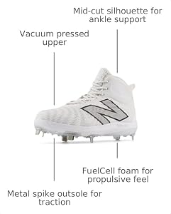 Amazon.com | New Balance Men's FuelCell 4040 V7 Mid-Metal Baseball