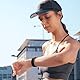 AMSKY Nylon Sport Loop Band Kompatibel mit Apple Watch Armband 40mm 42mm 46mm 44mm 45mm 41mm 38mm 49mm, Damen Herren Original Design für iWatch Series 10 9 8 7 6 5 4 3 2 1 SE Ultra, Schwarz