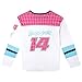 Marvel Spider-Man Womens Mesh Hockey Jersey Long Sleeve T-Shirt White/Purple/Blue Ghost Spider Small