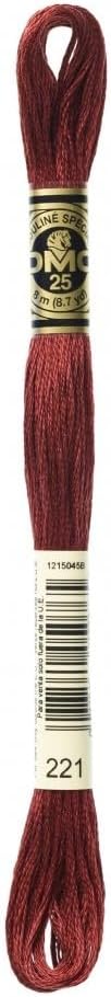 DMC Stranded Cotton Embroidery Thread 221 - per skein