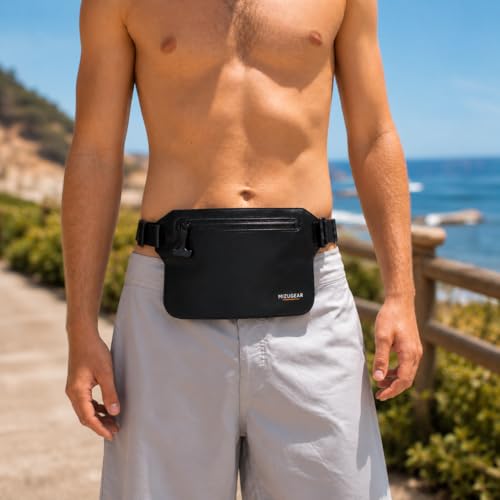 Riñonera impermeable, bolsa de cintura sumergible para natación y paddle surf miniatura 6