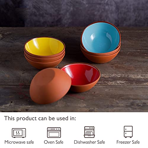 Ymasins Small Bowls, Terracotta Pinch Bowls, Ceramic Dipping Bowls Set Of 8, Sauce Dish Prep Bowls,11 Wabhas Tiny Bowls, Small Pinch Bowls For Cooking Prep(3.5 Oz) #TOP3