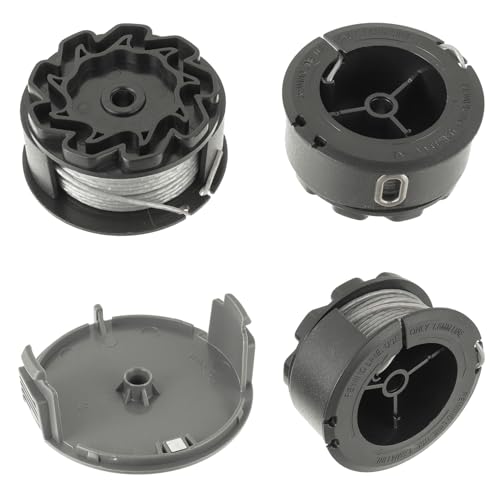 Eplzon Bobina Di Filo Decespugliatore F016800570 Per Bosch Universalgrasscut 18 18-26 18-260, Per Bobina Di Ricambio F016800570 (3 Bobine Di Filo+1 Co