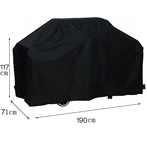 Grill Cover, Waterproof Breathable Outdoor Gas BBQ Grill Cover Large for Weber Holland Char Broil Brinkmann and Jenn Air (Extra Large_75x28x46 inch(WxDxH)) - Thumbnail 6