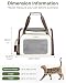 HOMESPON Katzen Transportbox Flugzeug Zugelassen - Faltbare Haustiertasche mit Stahlrahmen, 3-lagiger Matte & Ausbruchsicherem Reißverschluss für Katzen & Hunde bis 8kg