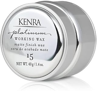 Kenra Platinum Working Wax 15 | Matte Finish Styler | Provides Medium, F...