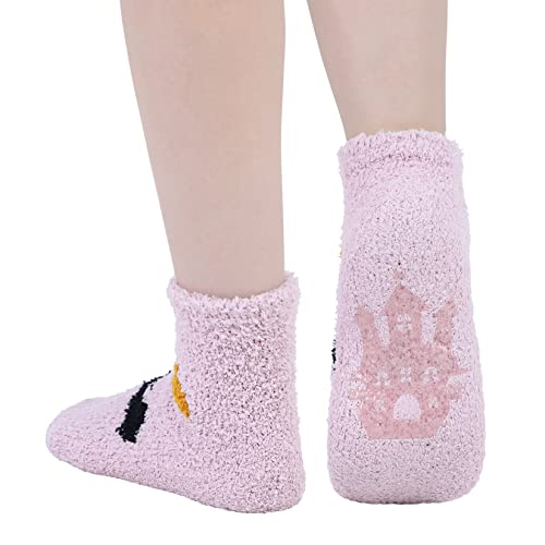 Image of Century Star Fuzzy Socks for Women Slipper Fluffy Microfiber Socks Casual Home Winter Warm Sleeping Cozy Crew Sock