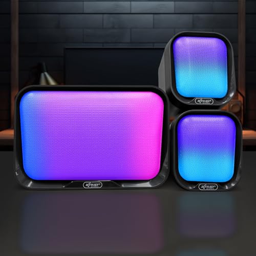 Home Theater Bluetooth Caixa De Som 2.1 Subwoofer Led Rgb Mini System para computador, notebook, TV