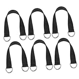 VINTORKY 6 Stück Ring Gurte Fitness Sling Zugband für Klimmzugstange Krafttraining Arm und Beintraining Langlebig Leicht Tragbar Platzsparend