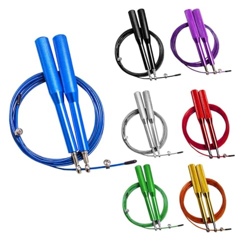 Corda Pular Aço 3m Rolamento Speed Profissional (prataa)