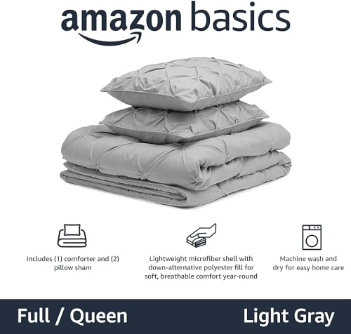 Amazon Basics CS6-002-LG All-Season Down-Alternative Comforter 3-Piece Bedding Set thumb #1