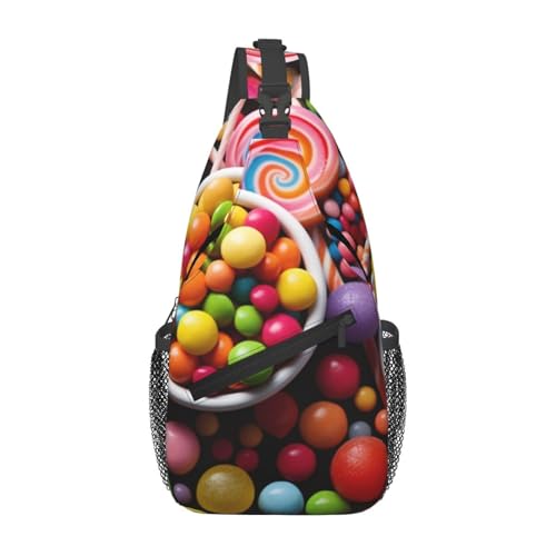 Colour Candy Cross Chest Bag bolso de pecho unisex miniatura 1