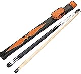 RYGHTTYT cuanto vale un taco de billar Taco de billar de billar 58 pulgadas 19,5 onzas de madera de arce palo de taco de billar 1/2 taco de billar artesanal 10-11,5-13 mm cabezal de taco de billar, bu