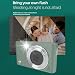Andoer 4K Digital Camera, 48MP Compact Portable Photo Camera Face Detection