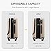 LEVEL8 Grace Carry on Luggage with Front Compartment, 20 Inch Expandable Hardside Suitcases with Wheels, Abs+Pc Harshell Spinner Luggages with Tsa Lock, Travel Bag for Women Men, Champagne