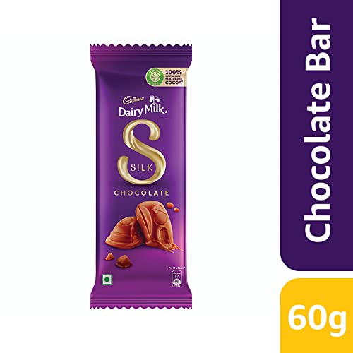 Image of Cadbury Dairy Milk Silk Chocolate Bar, 60 gm
