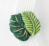 nora fleming best ferns forever (fern leaf) A278 - Hand-Painted Ceramic Holiday Décor - Spring Minis for the Home and Office