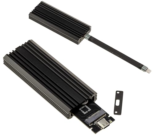 Boîtier SSD M2 NVMe USB C 20Gbps en aluminium compatible avec les modules de stockage 8TB