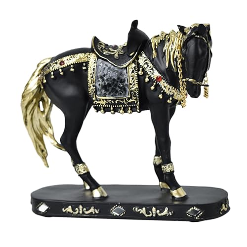 Estatua de caballo de resina para centro de exhibición de obras de arte 7