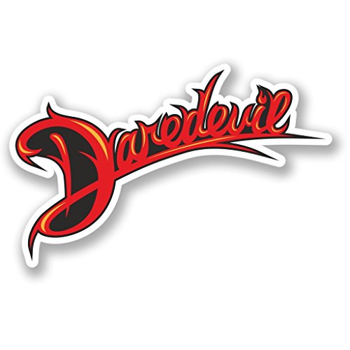 2 x 30cm/300 mm Daredevil Vinile adesivo STICKER