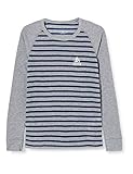 odlo damen shirt long sleeve crew neck evolution light Weiches Material Odlo Kinder Unterhemd BL TOP Crew neck l/S Active Warm Kids, Grey Melange - Estate Blue - stripes, 140, 10459