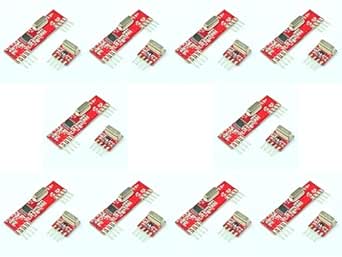 (10 pc) Pro3D 433 MHZ RF MODULES TX & RX PAIR : Amazon.in: Computers ...