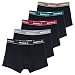 Produktbild ROYALZ Unterhosen Herren Boxershorts Men 5er Set klassisch Nahtlos für Sport und Freizeit, 5 Pack (95% Baumwolle / 5% Elasthan), Farbe:Set 033 (5er Pack - Mehrfarbig), Größe:L