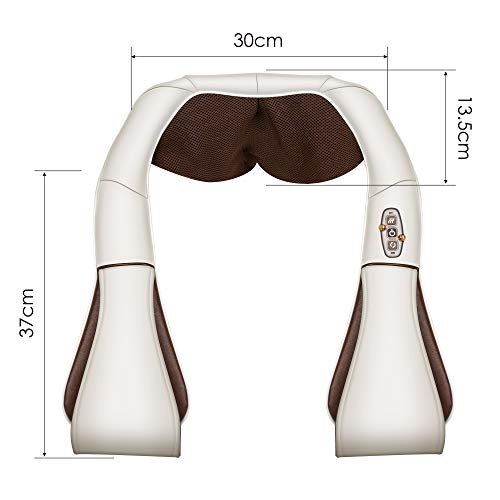 Shiatsu Neck and Shoulder Massager with Heat Massage Pillow Deep Kneading for Back Legs Neck Shiatsu Neck and Shoulder Massager with Heat Massage Pillow Deep Kneading for Back Legs Neck
