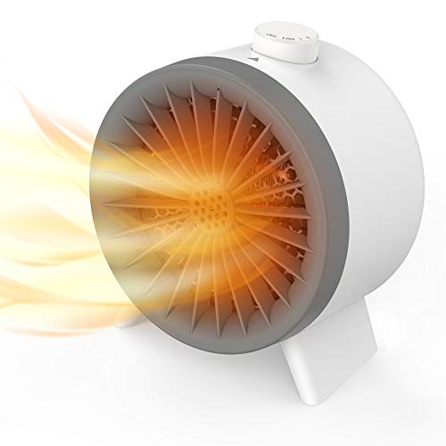 Cotify Heater Fan,1000W Portable Space Heater for Indoor Use, Fast Heating Heater for Office&Bedroom,2 In 1 Fan heater for Desk, Personal Small Space Heater With Adjustable Thermostat