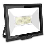 Willpower LED Security Lights Outdoor 100W 10000LM LED Floodlights IP66 Waterproof Daylight White 6500K 80V-260V Wall Light for Garden Backyard Garage Back Door Yard Lawn Court Patio - Image 1