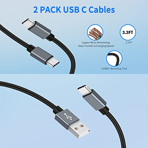 Usb C Car Charger, 30W Super Fast Charging Compatible For Samsung Galaxy S22 Ultra/Plus/S21 Fe/S20, Note 20/10/9, Google Pixel 6 Pro/5A/5/4 Pd Phone Automobile Charger With 2 Pack Type C Cable 3.3 Ft #TOP6