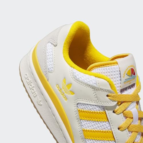 adidas Originals Women's Forum Low Shoes, Cream White/Crew Yellow/Cloud White, US 10 W4