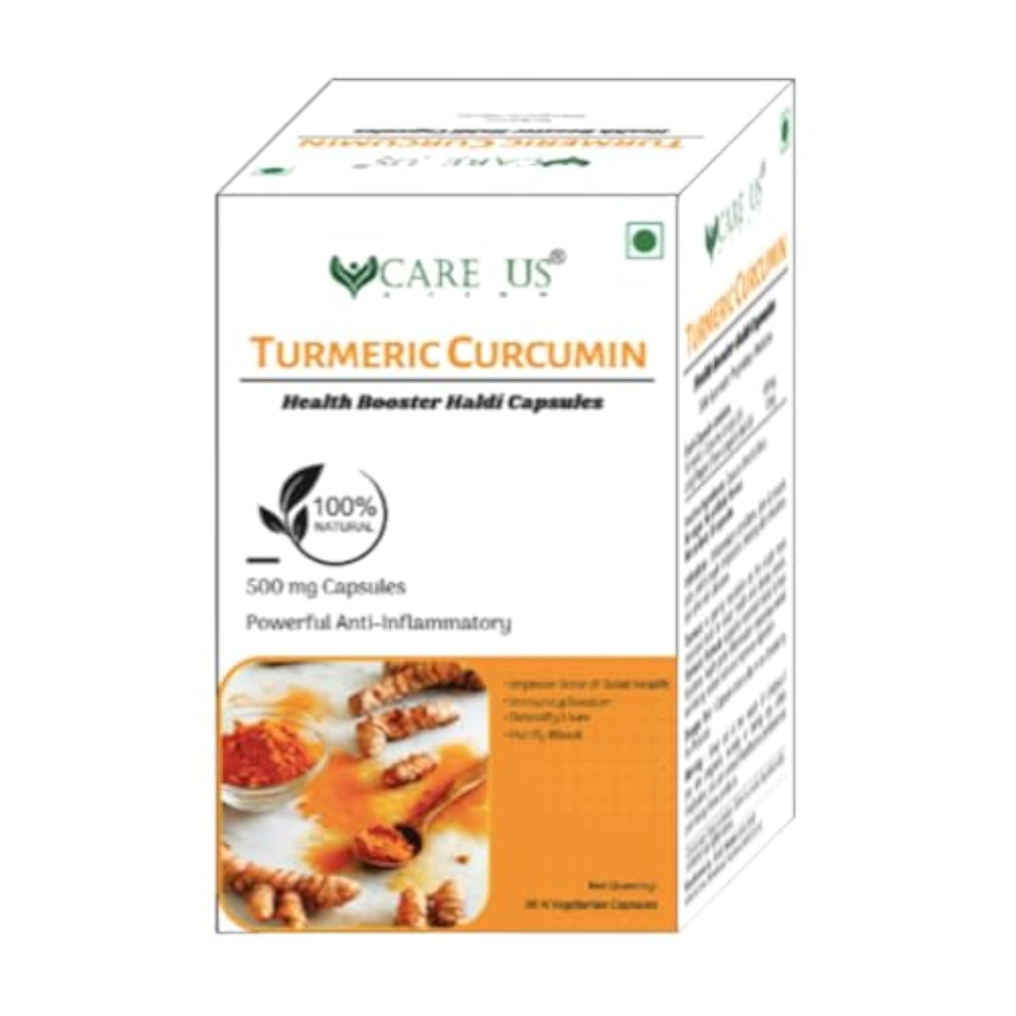 Turmeric Curcumin Haldi Capsules, 30 Capsules