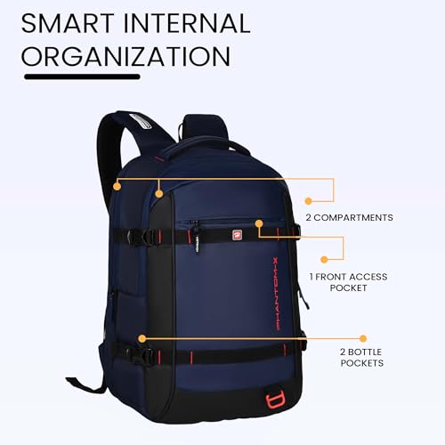 Image of HOT SHOT PHANTOM-X,Detachable Key Ring,Trolley sleeve,Suspension straps,laptop backpack for men|office bag for men|college bag |laptop bag,32 L for men & women