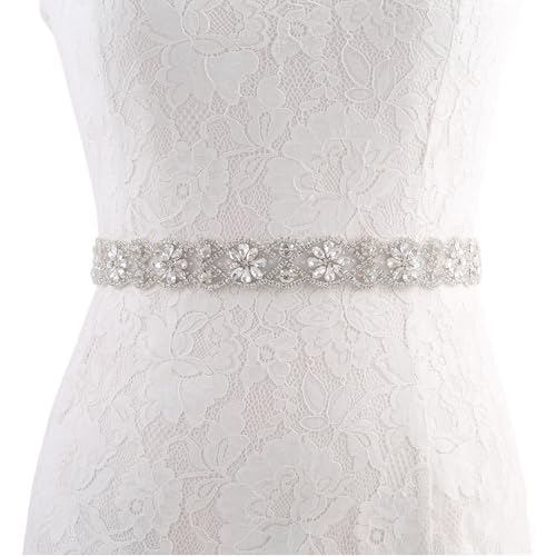Bridal Belt and Sashes with Rhinestones handmade wedding belt for bridesmaid Prom Gowns plus size4