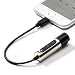 2 in 1 Lightning iPhone 7 Adapter with Earphone Jack / Charger, GMYLE Lightning to 3.5mm Audio Jack Cable with Charging Port and Control Panel for iPhone 7 / 7 Plus (Not for Phone Call)(Black)