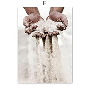 DRNAIETY Paardebloem riet zand zonsondergang vogel strand Nordic Poster Muur print olieverf woonkamer decoratieve…