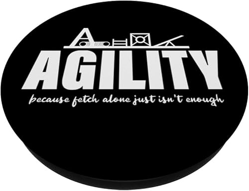 Miniatura 2 de Agilidad porque buscar solo simplemente no es suficiente regalo para dueño de perro, PopSockets intercambiables PopGrip