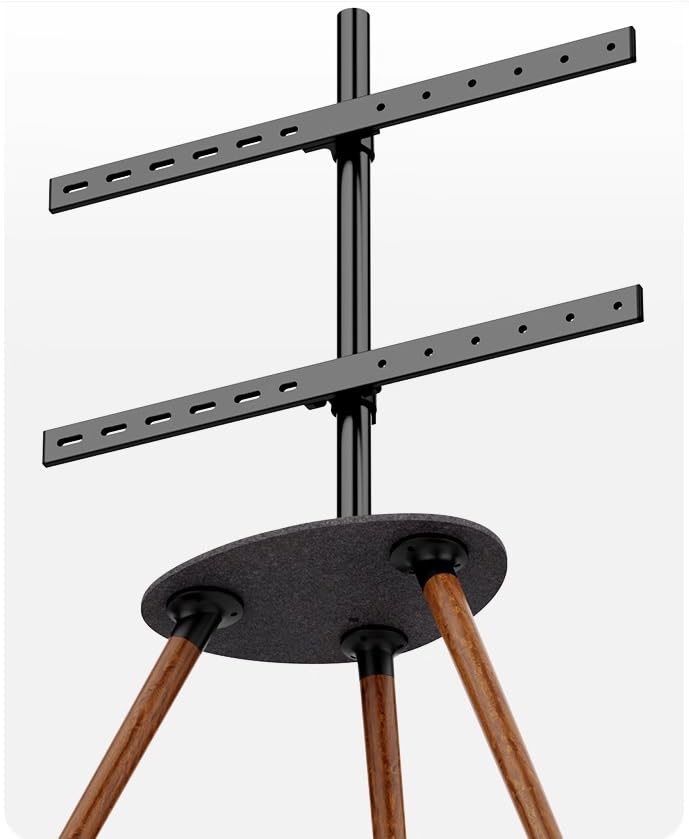 Support de sol pivotant pour téléviseur haut de gamme au design minimaliste et robuste - 5