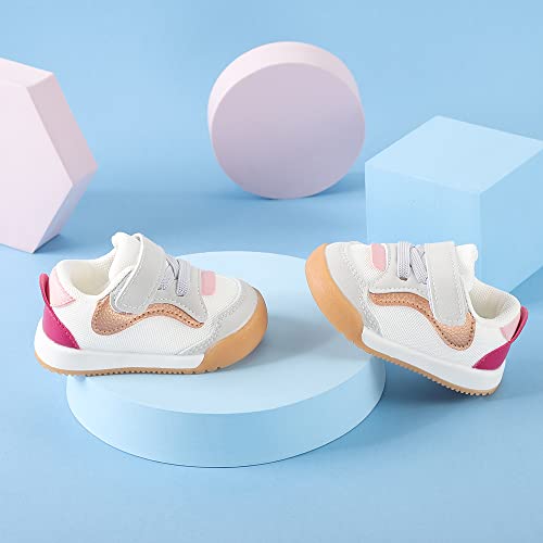 Image of Baby Shoes Boys Girls First Walkers Cute Animals Toddler Sneakers Prewalkers Rubber Sole