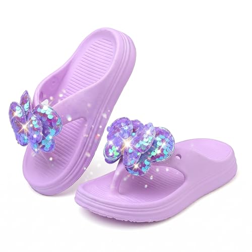Image of Bunny Kids slides, Girls Slides Non-slip Summer Beach Pool Shoes Toddler Cartoon Slide Sandals Indoor& Outdoor Garden Slippers Shower Shoes