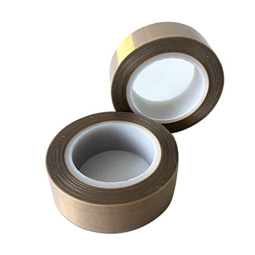 Image of PTFE Fabric Tape | PTFE Vacuum Machine Sealing Tape with Adhesive Made by Saint Gobain SG25 03 Pack of 2