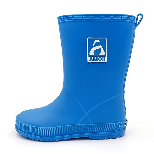 Amoji Kid Rain Boots Boy Rubber Waterproof Garden Boots JT65132