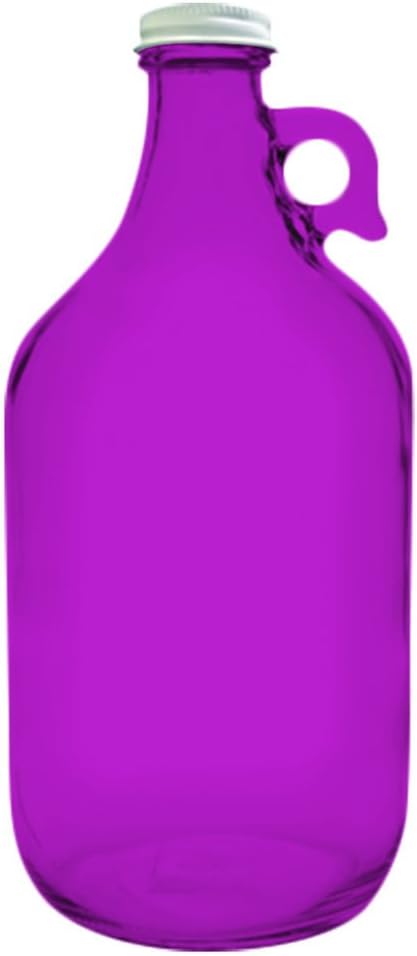 TableTop King True Fabrications 1/2 Gallon Clear Glass Beer Growler - Full Color Cobalt Blue - Additional Vibrant Colors Available : Home & Kitchen