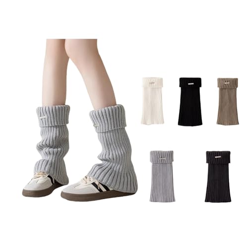 Leg Warmers for Women Cute Ankle Warmer Ribbed Knit Leg Socks Party Sports Goth Harajuku Y2k Accessories - Main Image