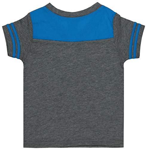 Image of ToBeInStyle Kids Boys Girls Cotton Jersey Contrast Raglan V-Neck Tee T-Shirts