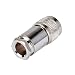 2pcs Rf Electronics Wire Coaxial Cable Terminal Copper Alloy Connector Uhf (Pl-259) Plug Straight Clamp for RFC400 Rg8 Rg213 Ships from USA