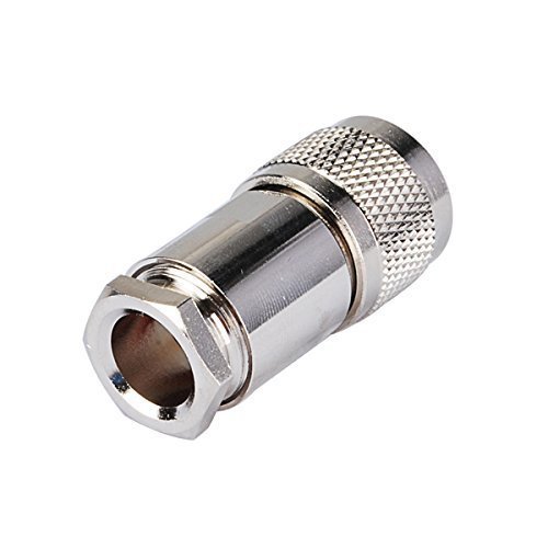 2pcs Rf Electronics Wire Coaxial Cable Terminal Copper Alloy Connector Uhf (Pl-259) Plug Straight Clamp for RFC400 Rg8 Rg213 Ships from USA