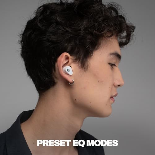 Image of Skullcandy Smokin' Buds 360 Wireless Noise Isolating Earbuds - Bone